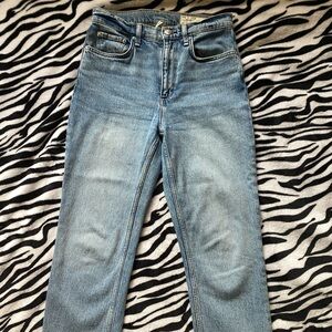 rag & bone Wren Light Blue Women's Straight Jeans